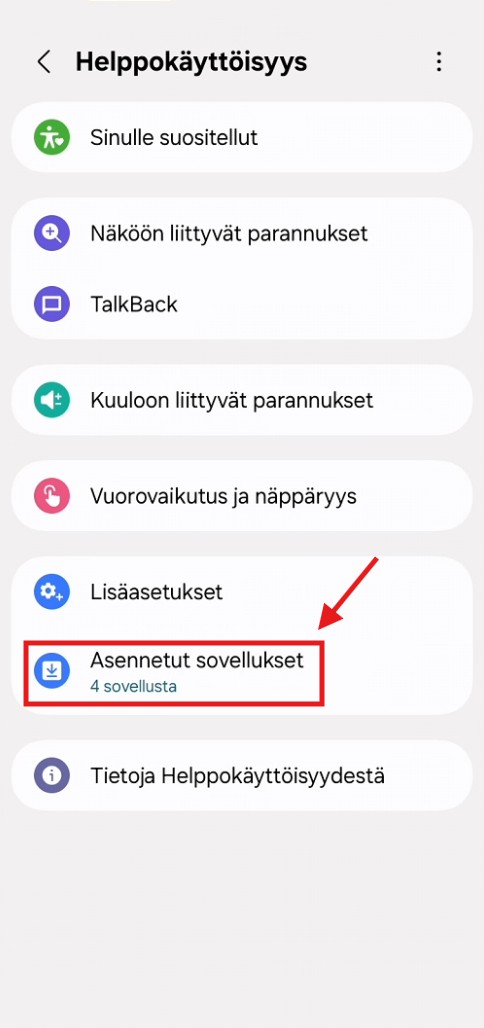 Vaihe 21: Helppokäytteisyysasetukset